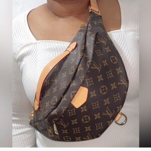 Chic Brown and Tan Crossbody Bag